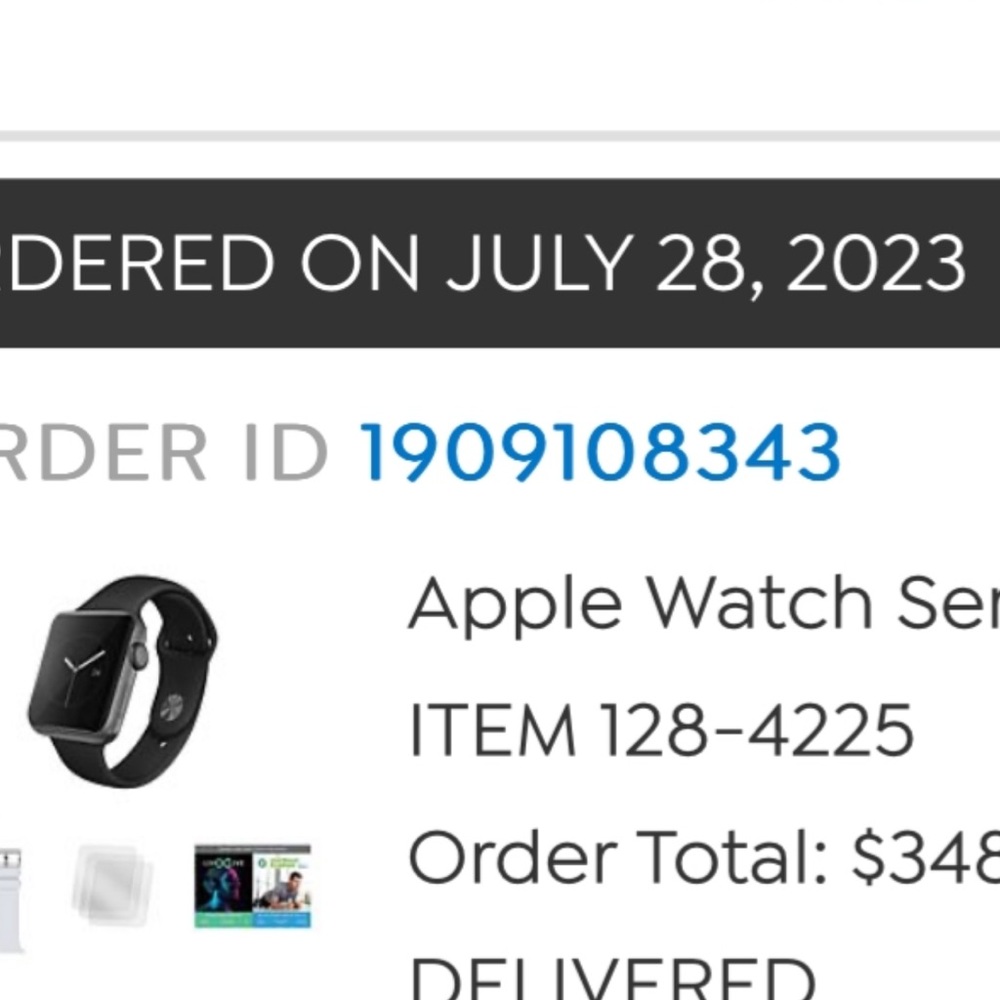 iPhone watch practically brand new